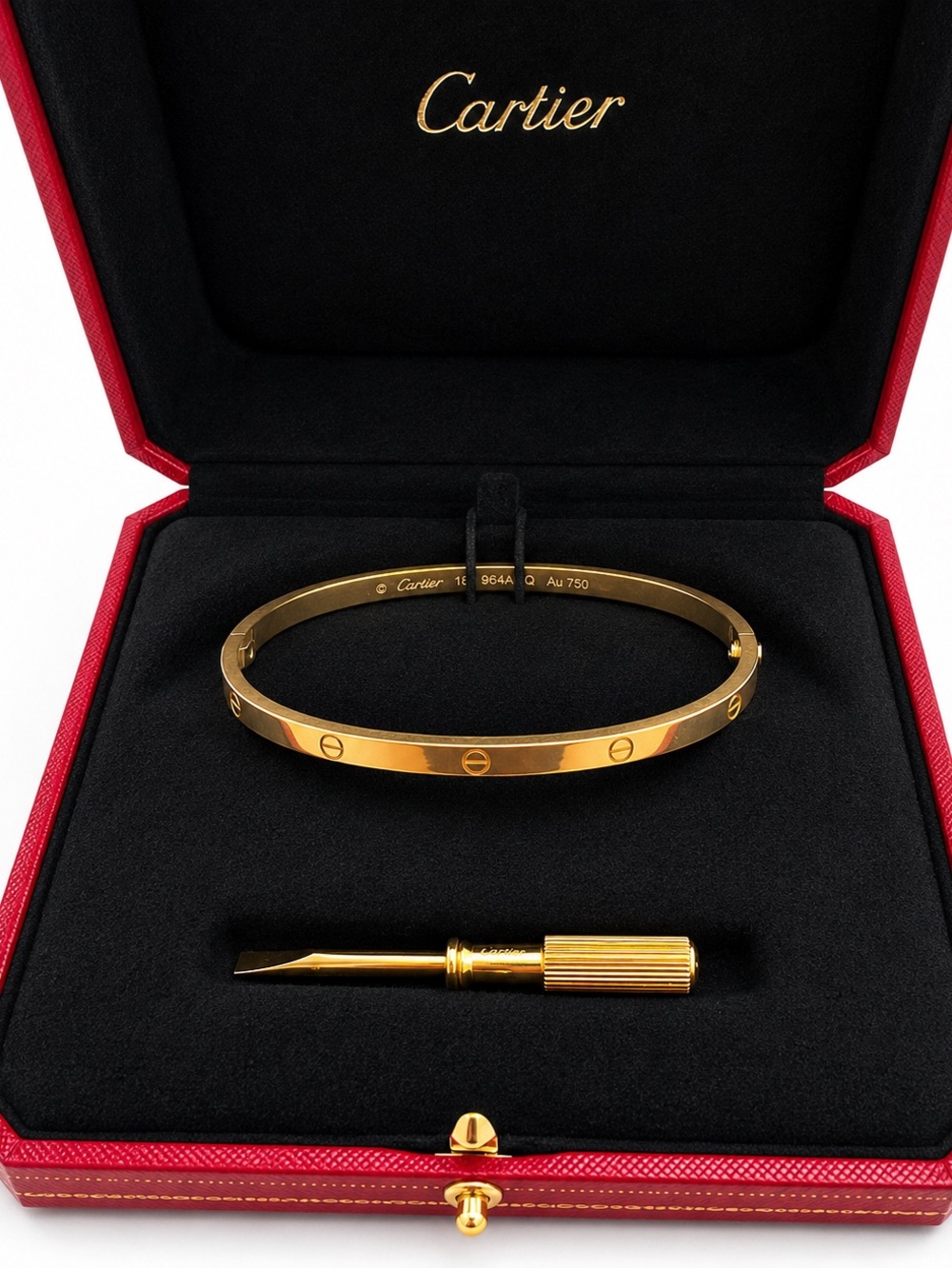♥️ Cartier LOVE Bracelet Small Model 18K Yellow Gold Full Set